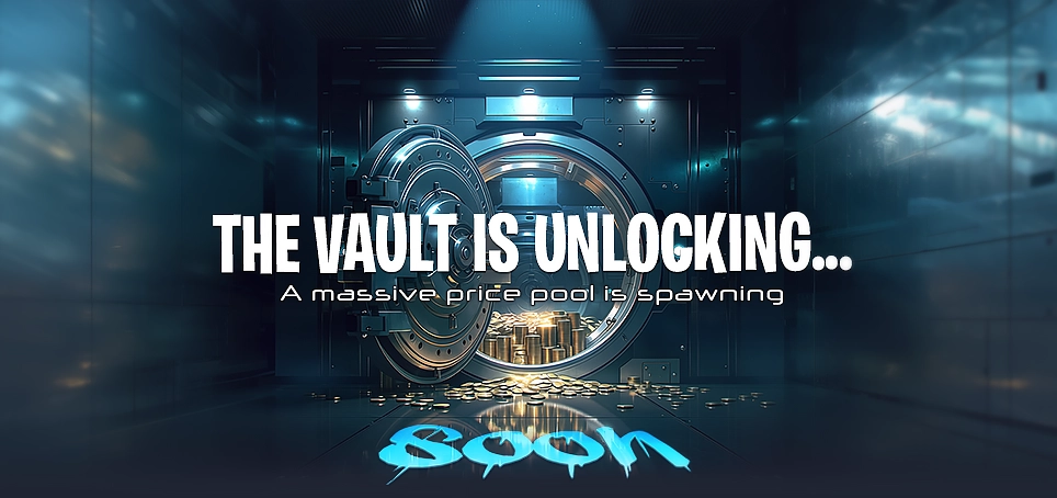 Open vault filled with gold coins