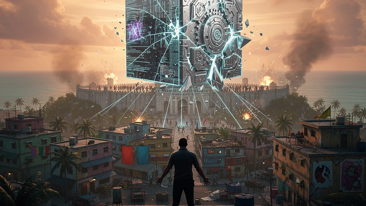 Far Cry 6 protagonist amid Yara guerrilla scene illustrating Ubisoft AI and NFT backlash debate