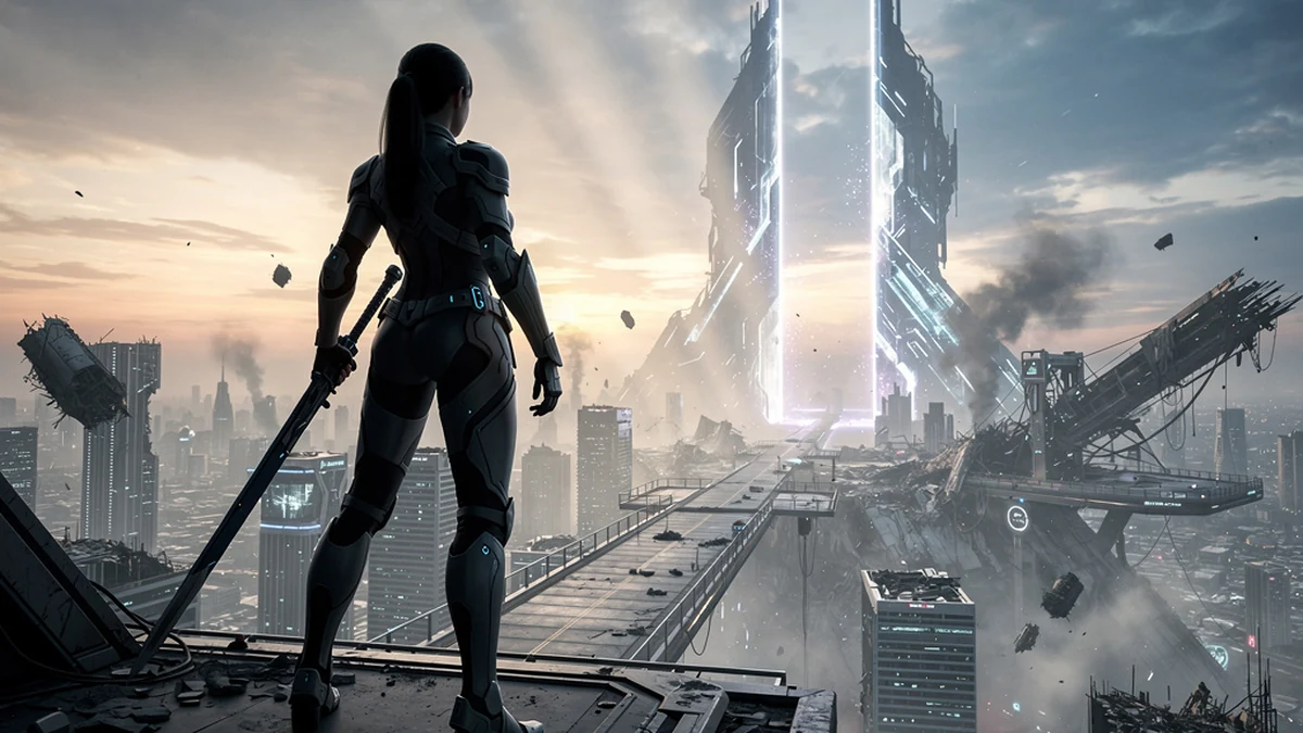 Imagem editorial de Stellar Blade™ para artigo Cdkeypt