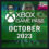 Xbox Game Pass October 2023: Schedule of Confirmed Titles
