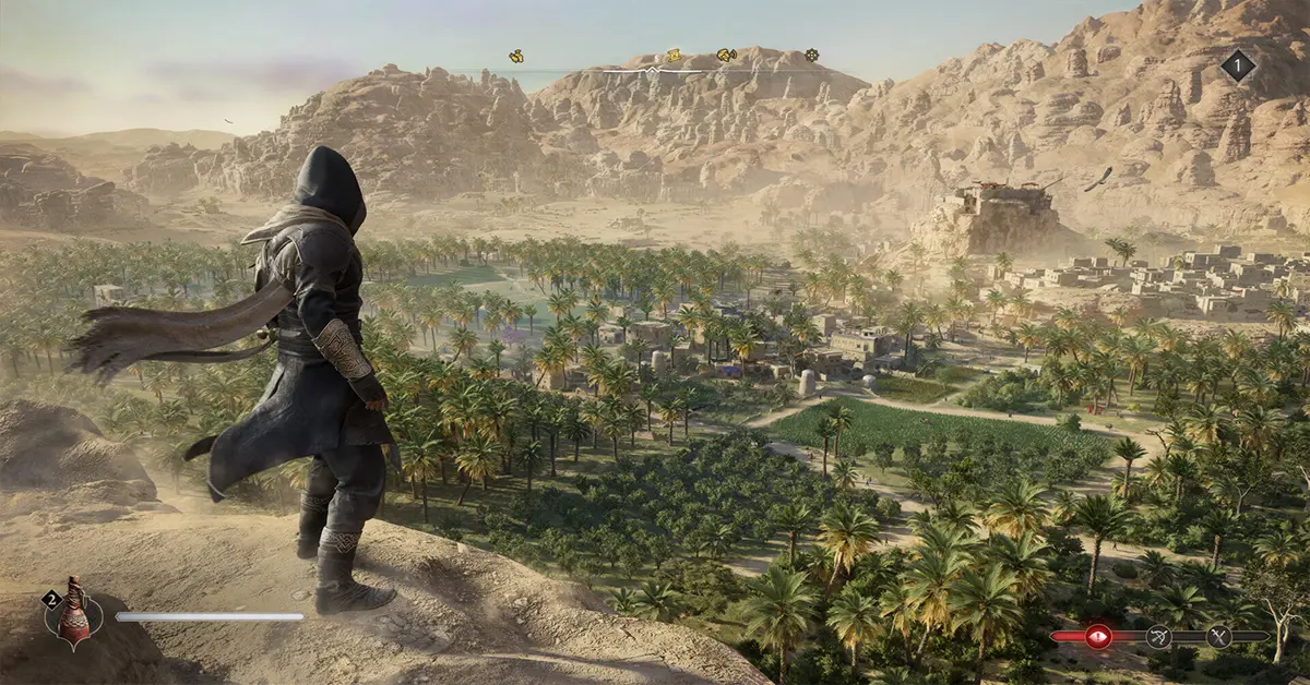 Basim overlooking the new AlUla region in the Valley of Memory update