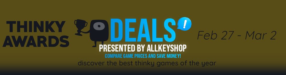 Thinky Awards: Save Smartly on puzzle games with Allkeyshop