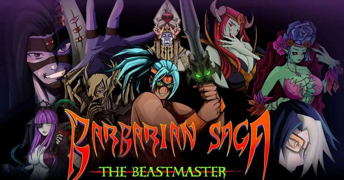 Barbarian Saga features a distinct, hand-drawn aesthetic inspired by classic 2D animation.