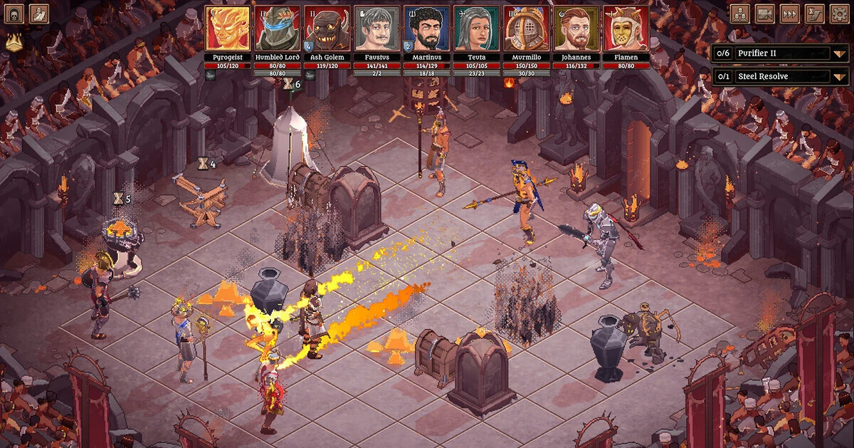 Permadeath means every investment in your roster counts—both in gold and blood.