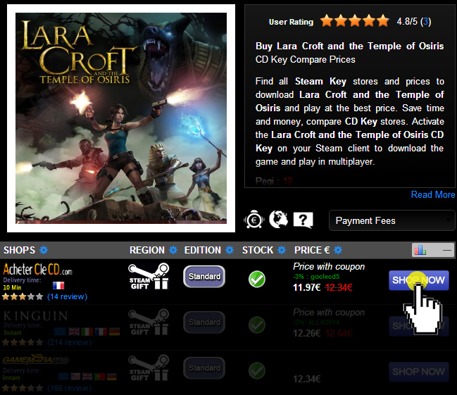 Buy Lara Croft and the Temple of Osiris CD KEY Compare Prices
