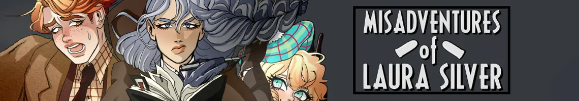 A MULTIPLE-ENDING GRAPHIC NOVEL FILLED WITH DARK HUMOR: MISADVENTURES OF LAURA SILVER