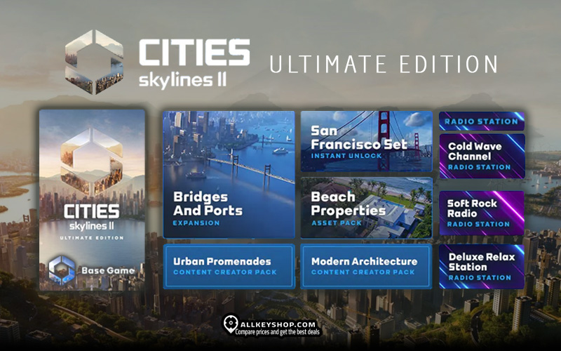Compra Cities Skylines 2 Ultimate Edition PC Steam key! Preço barato