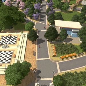 Cities Skylines Parklife - Park Chess Board