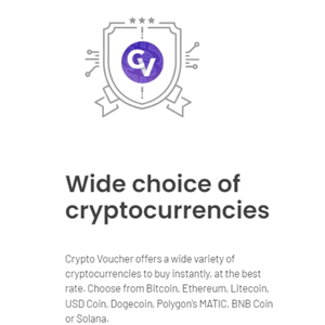 Crypto Voucher Bitcoin Features