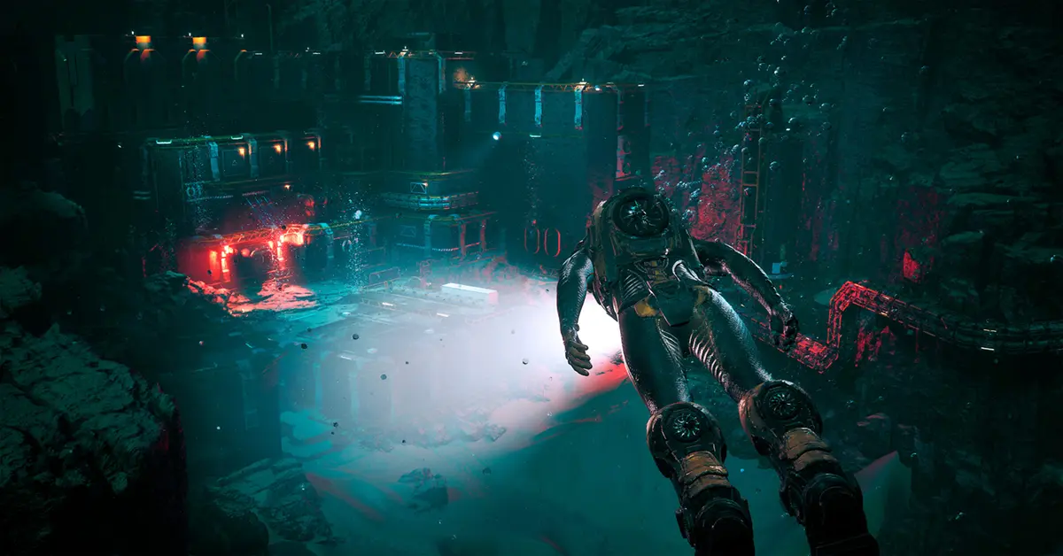 Cthulhu The Cosmic Abyss investigation gameplay and underwater environment.