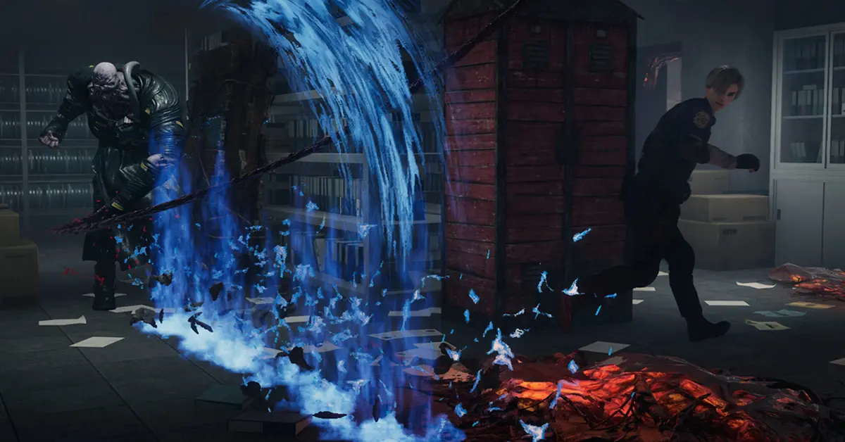 Nemesis utilizing his tentacle strike in a trial