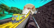 Denshattack! Brings its Gravity-Defying Rail Battles to Game Pass Today