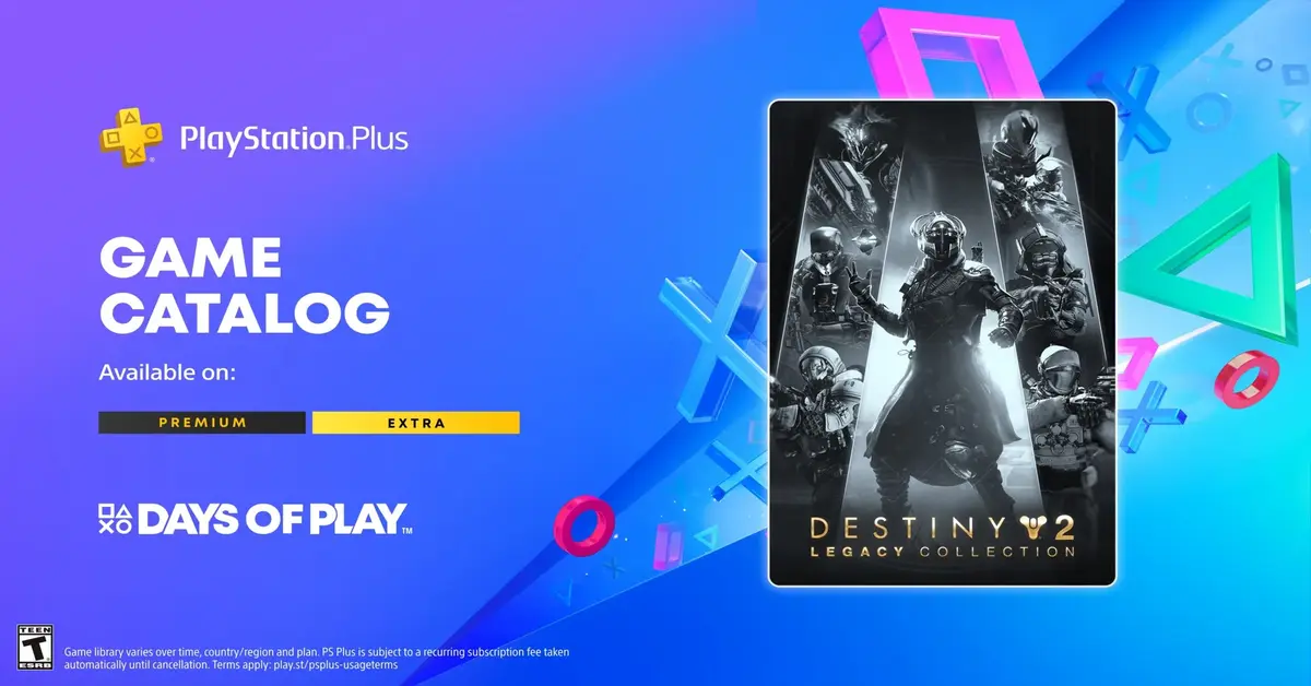 Destiny 2: Legacy Collection Joins PS Plus Extra
