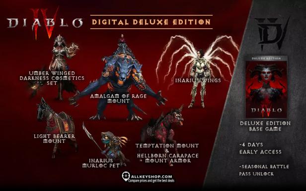 Diablo 4 Edition Comparison Guide: All Edition Contents