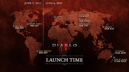 What time does Diablo 4 release?