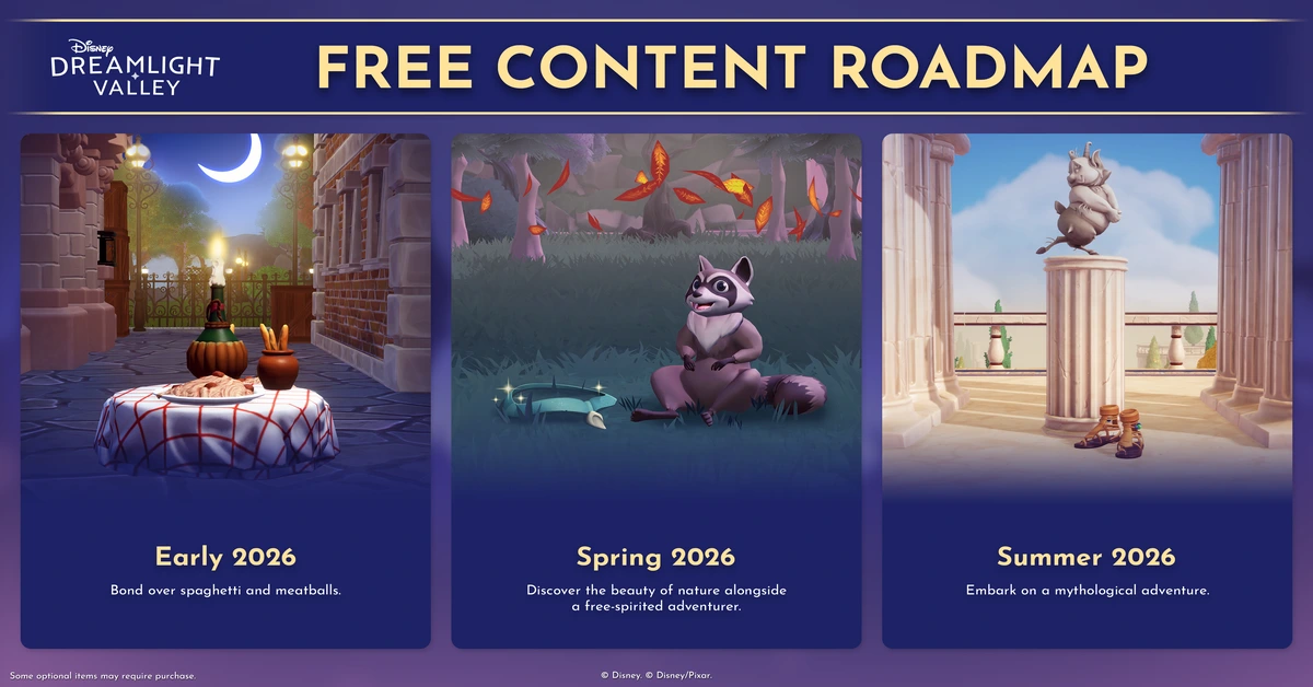 Gameloft dévoile le contenu gratuit à venir de Disney Dreamlight Valley