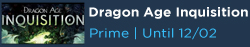 Dragon Age Inquisition free with Prime