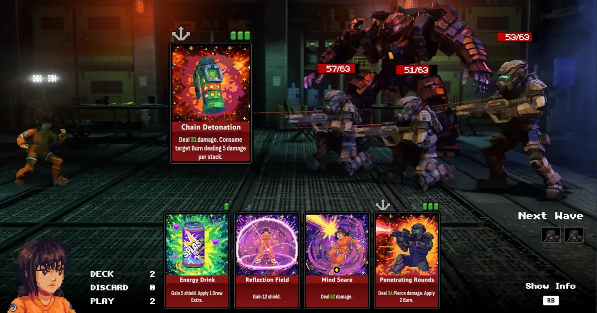 <em>Command your party and execute strategic card combos against cosmic horrors in Echo Generation 2.</em>