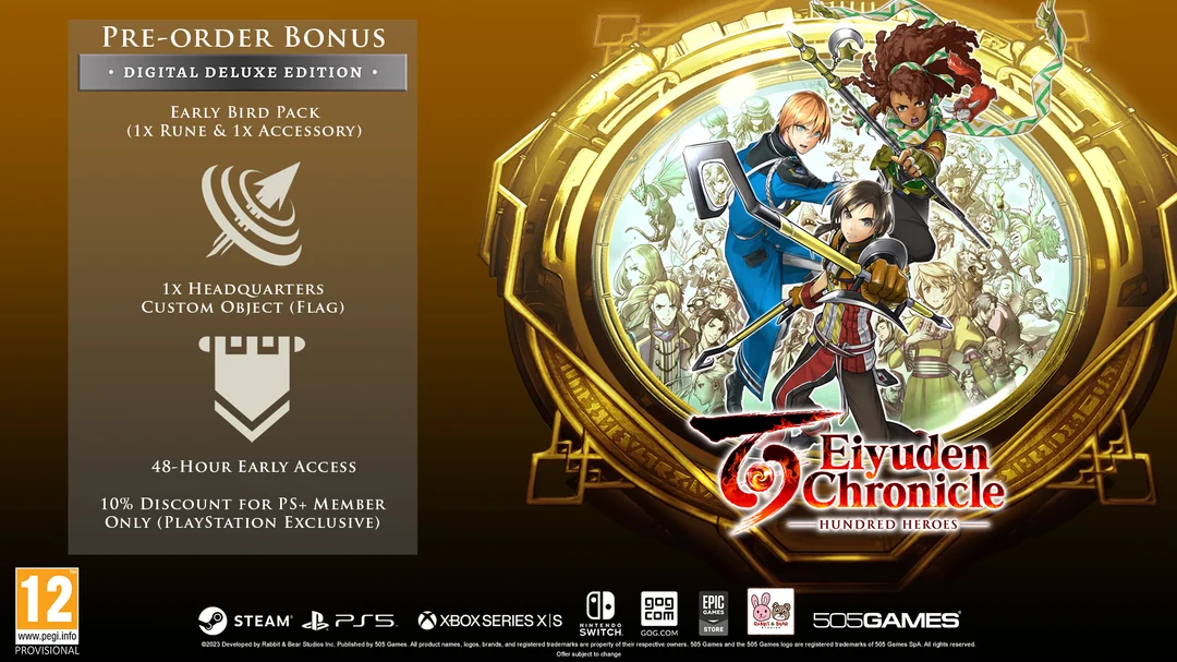 Eiyuden Chronicle Hundred Heroes Preorder Bonus