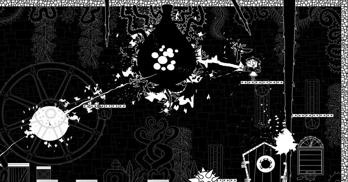 Gameplay mechanics of Eyes in the Dark showing Victoria Bloom upgrading her flashlight.