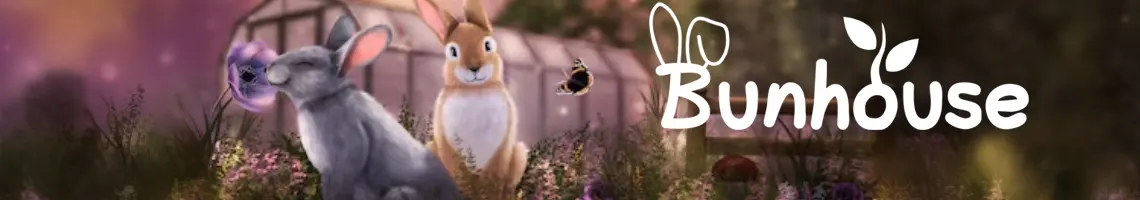 A GREENHOUSE FILLED WITH ADORABLE BUNNIES TO HELP YOU UNWIND: BUNHOUSE