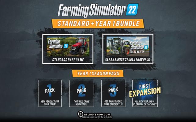 Landwirtschafts-Simulator 22 — Year 1 Bundle on PS5 PS4 — price
