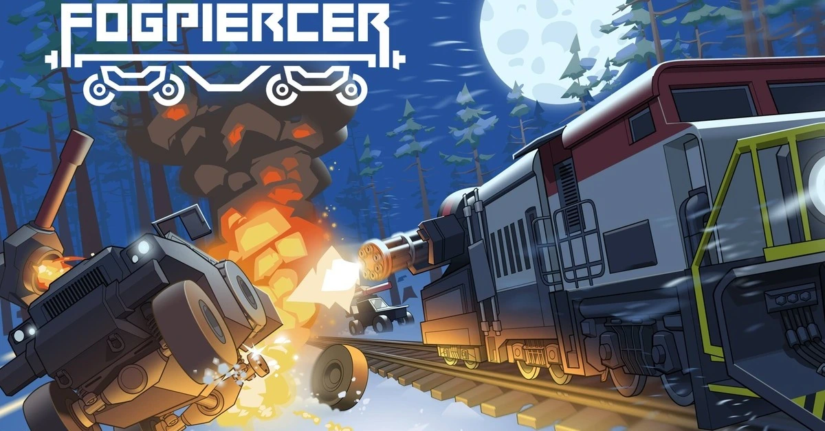Players command an upgradable train against wasteland factions in Fogpiercer's grid-based encounters.