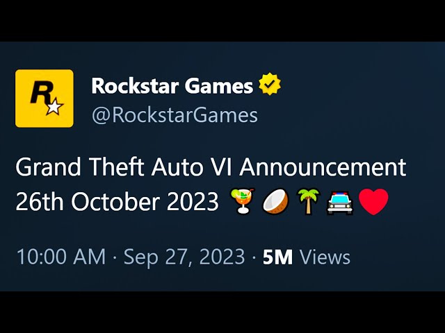 GTA 6 alleged leaks, fake news announcement on X Twitter