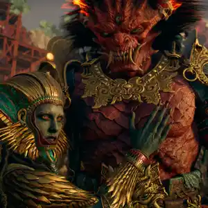 God of War Laufey - Sekhmet and Begtse