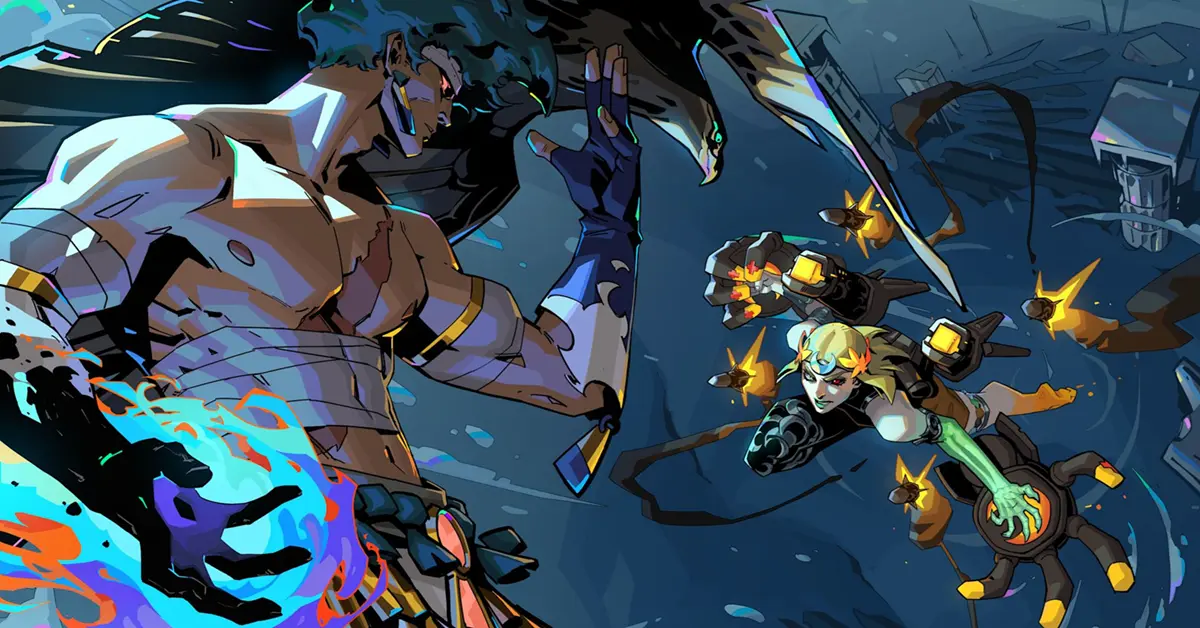 Melinoë battling enemies using magical abilities in a new region of Hades II