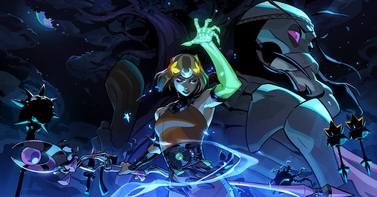 Melinoë standing ready for battle in Hades II