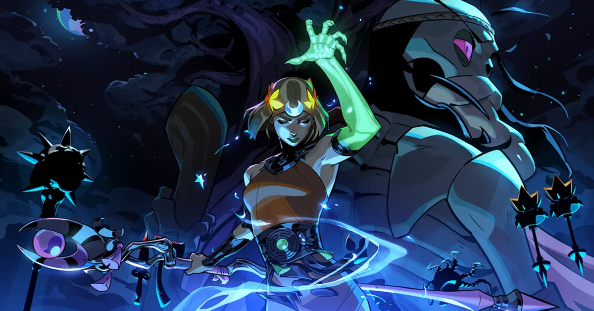 Melinoë standing with magical weapons in Hades II Early Access gameplay
