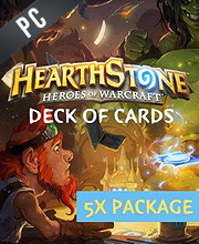 Hearthstone Heroes of Warcraft 5 x Deck of Cards