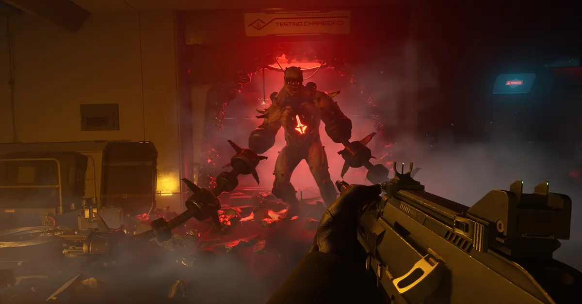 Killing Floor 3 gameplay screenshot showing Nightfall rebels fighting Zeds