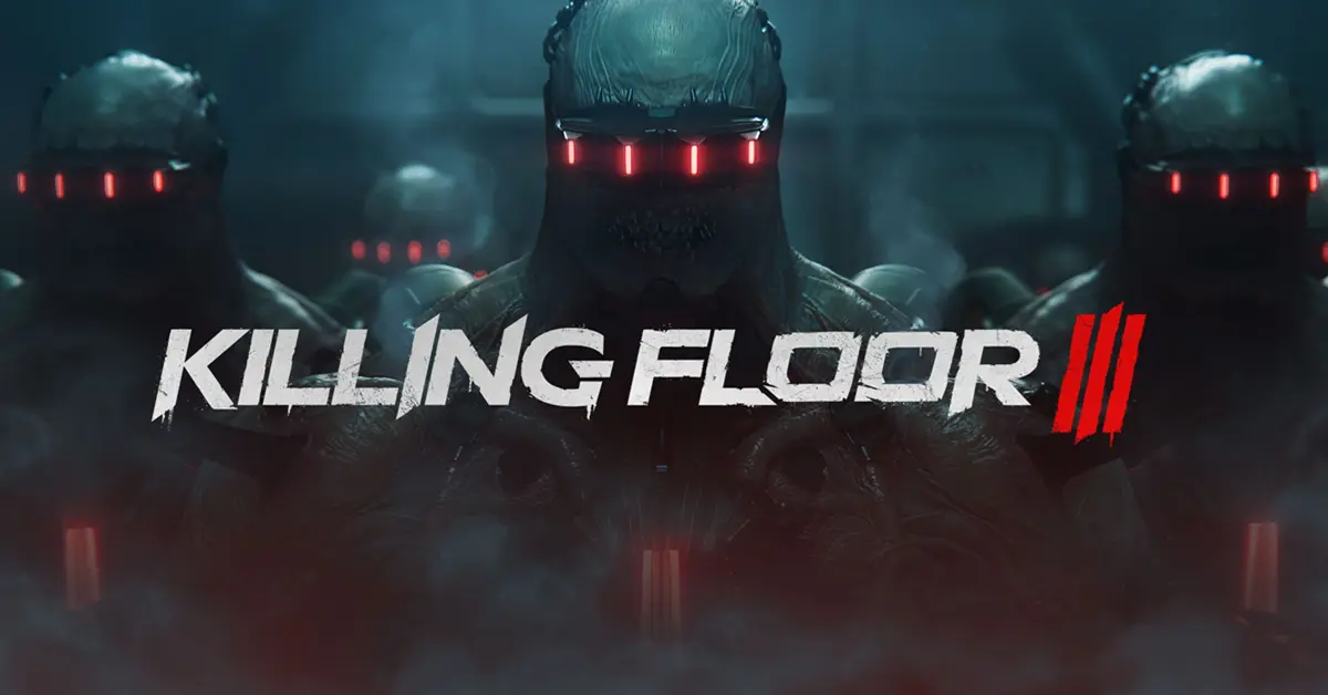 Killing Floor 3 promotional art featuring Nightfall rebels highlighted as the Steam Midweek Deal