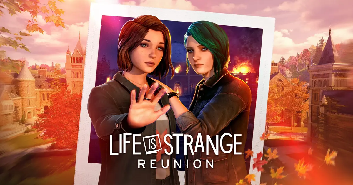 Max and Chloe looking at a glowing anomaly in Life is Strange Reunion