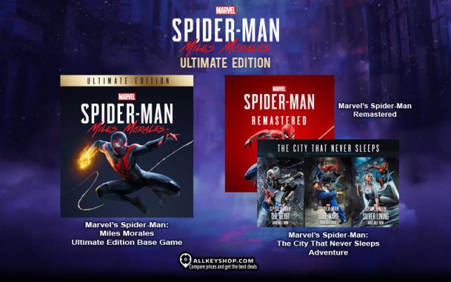 Marvel Spider-Man: Miles Morales Ultimate Edition (PS5) game software