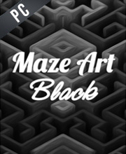 Maze Art Black