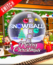 Merry Christmas Snowball Bubble Switch