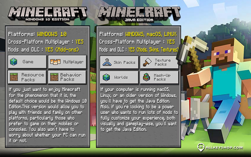 all games for you minecraft windows 10