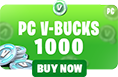 Cdkeypt 1000 V-Bucks PC