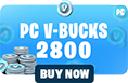 Allkeyshop 2800 V-Bucks PC
