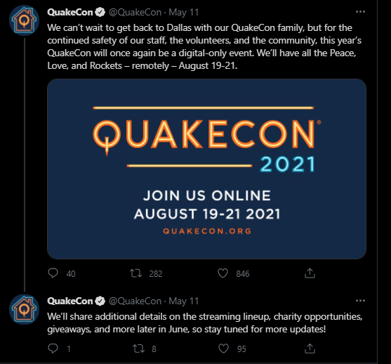 QuakeCon 2021 Announcement