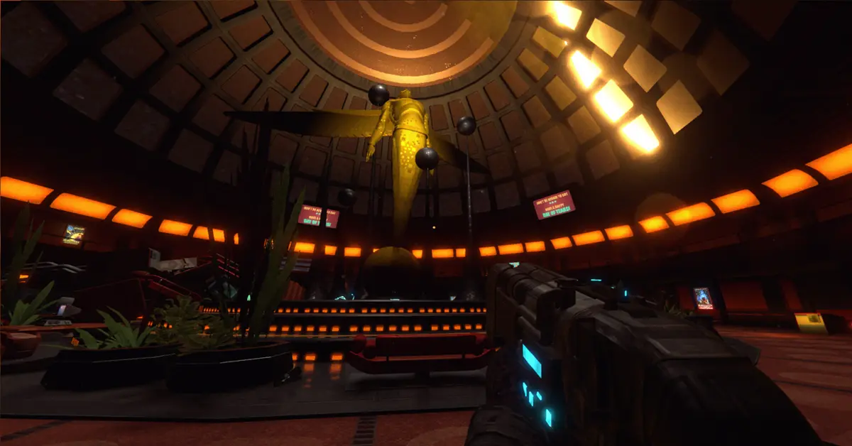 RetroSpace gameplay screenshot showcasing space station mutant encounters and retro HUD