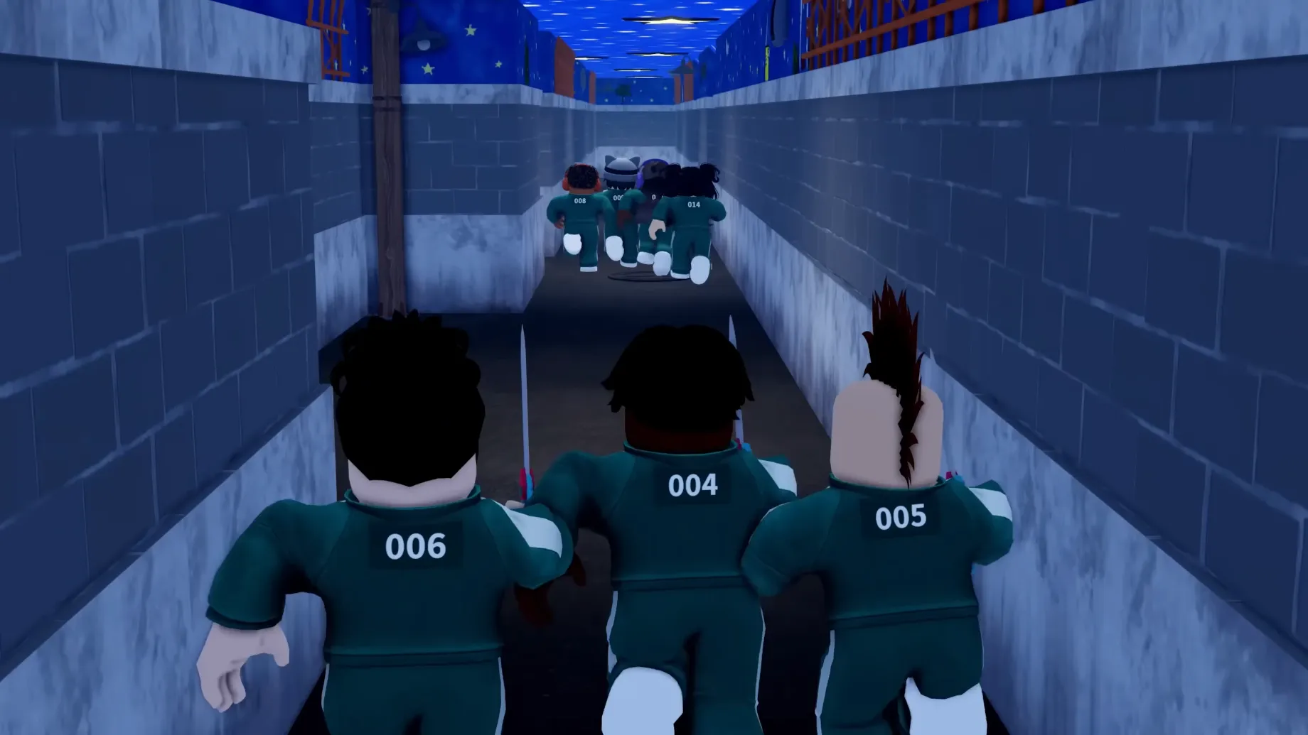 prisonniers qui courent