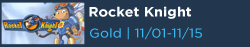 Rocket Knight free with Gold