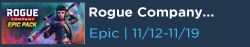 Rogue Company Season Four Epic Pack free on Epic Games