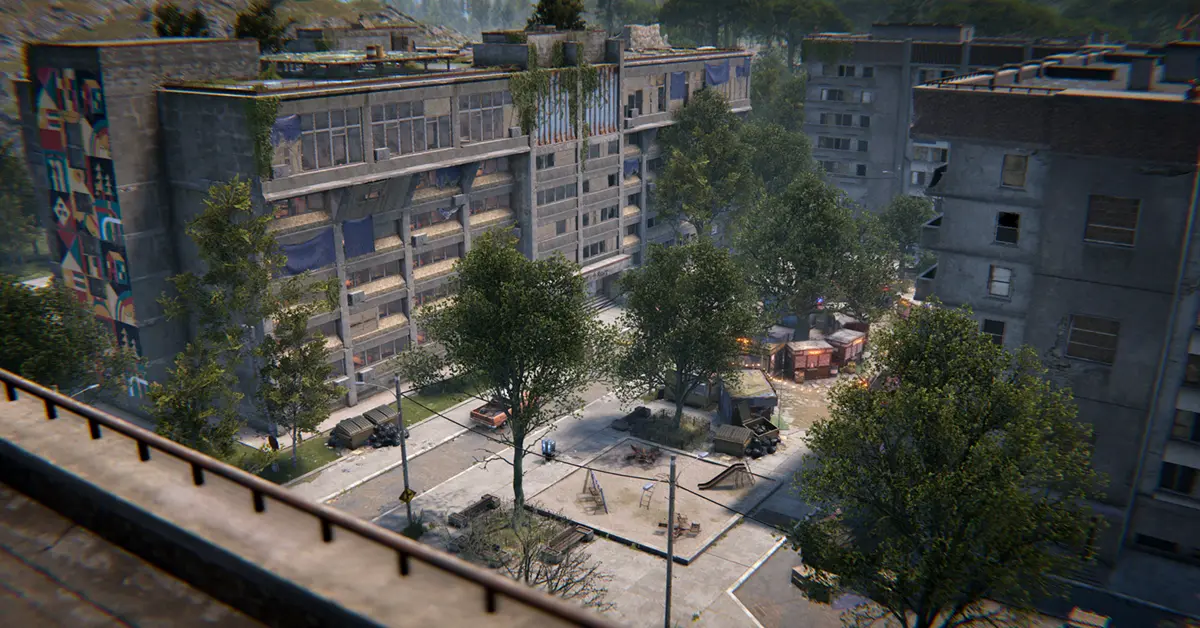 The new Apartment Complex monument interface in the Rust Common Ground update