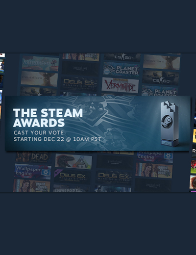 The Steam Awards 2016 Voting Opens! Here Are the Nominees!