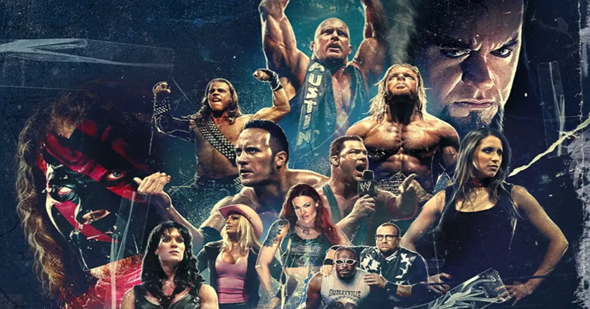 WWE 2K26 cover art featuring top superstars standing in a wrestling ring